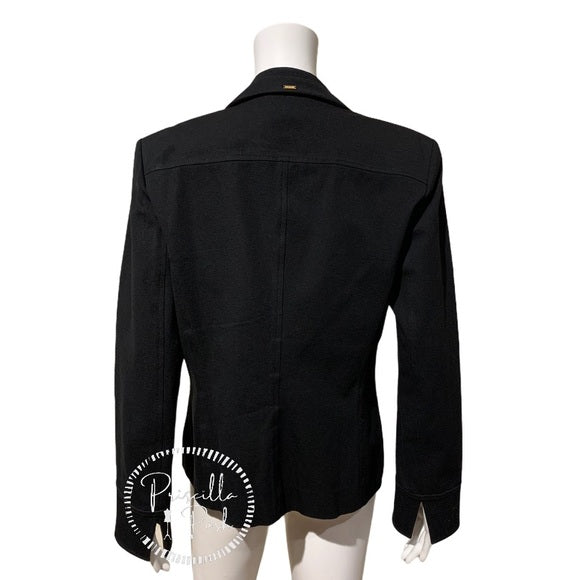 St. John Sport Black Fitted Blazer / Jacket