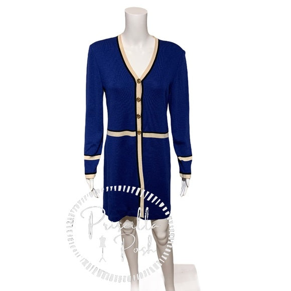 St. John Collection Santana Knit Long Dress Jacket