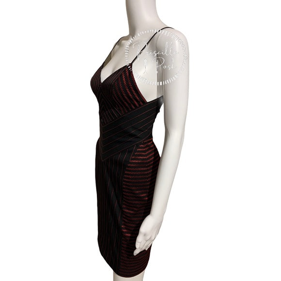 Alexander Wang Black Dress With Red Detail Bodycon
