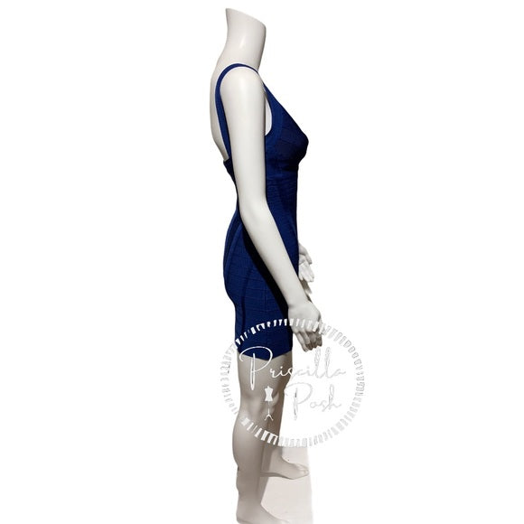 Herve Leger Nadya Bandage Dress Ultramarine Blue