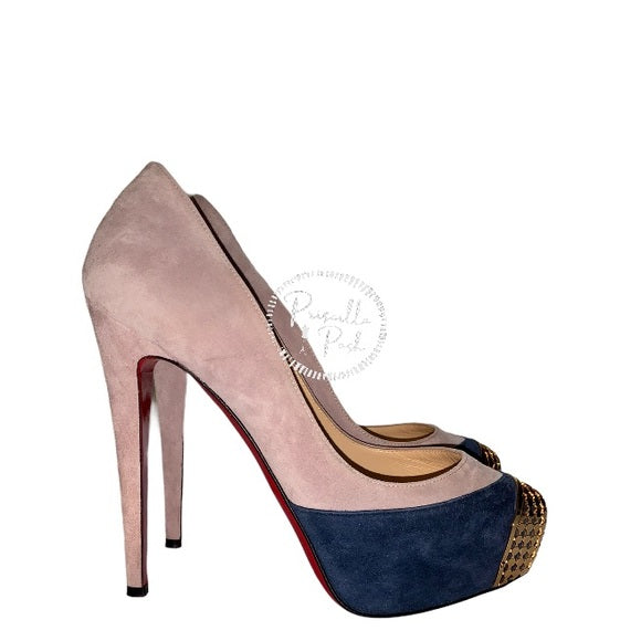 Christian Louboutin Maggie 140 Suede Platform Pump