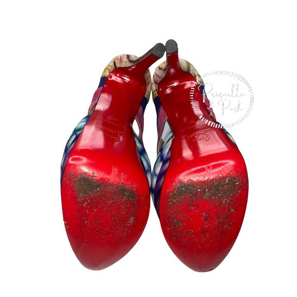 Christian Louboutin Pitou Cutout Red Sole Bootie