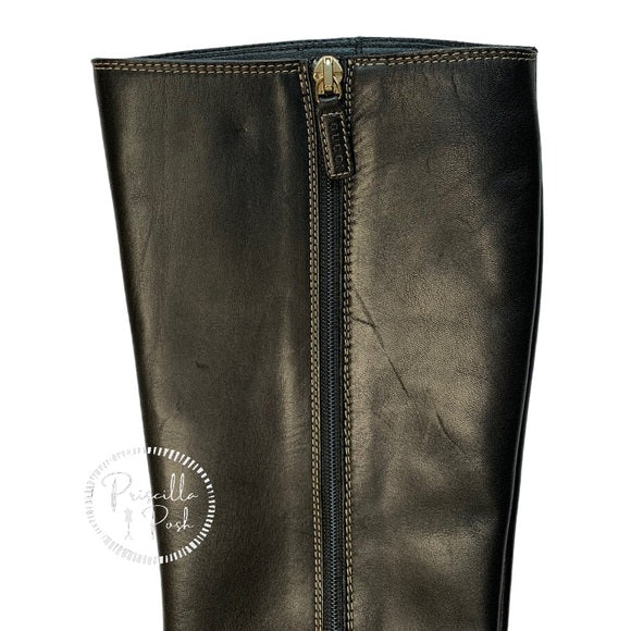 Gucci Stil Pelle S. Cuoio heeled leather Boots