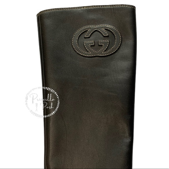 Gucci Stil Pelle S. Cuoio heeled leather Boots