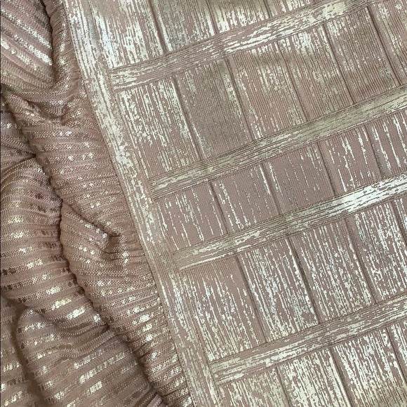 Herve Leger Zhenya cutout metallic bandage gown