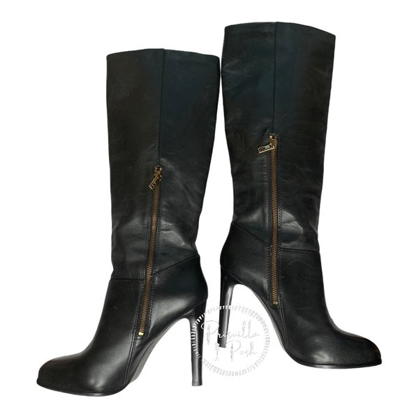 Tory Burch Kasey Knee High Black Leather boots