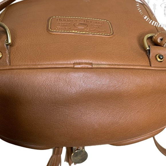 Vintage Dooney and Bourke Backpack Camel Leather