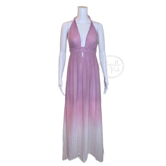 LoveShackFancy Braided Love dress ombre voile maxi