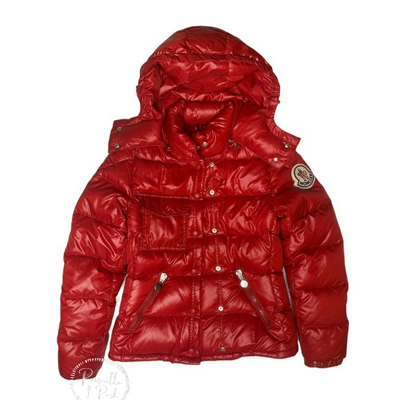 Moncler Red Goose Down Puffer Jacket Coat