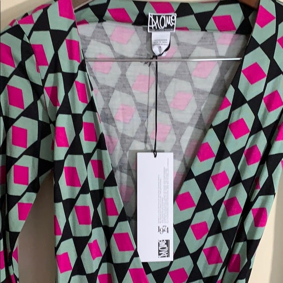 NWT Diane Von Furstenberg 100% Silk Wrap Dress