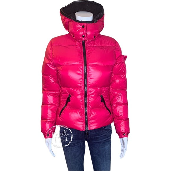 Moncler hot best sale pink jacket