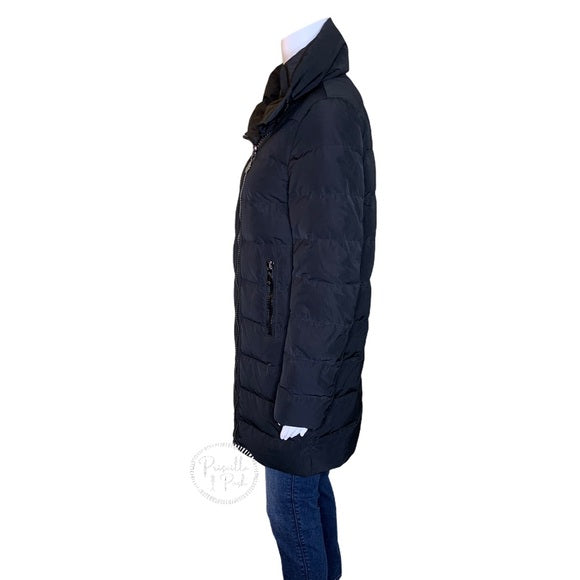 Moncler 'Gerboise' Asymmetrical Zip Down Coat