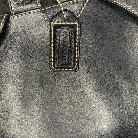 Vintage Coach Black Legacy Backpack Black Leather