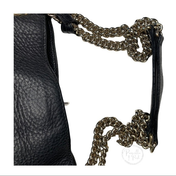 GUCCI Soho Leather Shoulder Bag 308982 Gold Chain