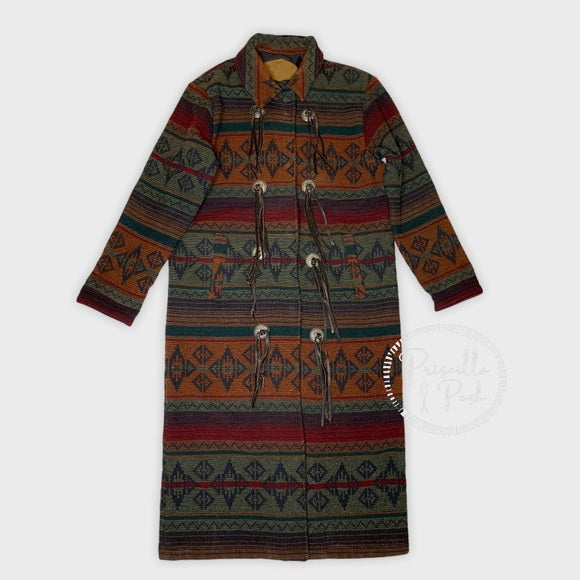 Woolrich Navajo Nordic Coat Wool Blanket Jacket
