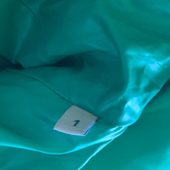 Moncler Teal Blue Green Long Down Puffer Jacket