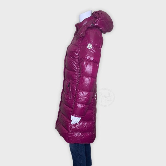 Moncler Full Length Glossy Down Puffer Jacket