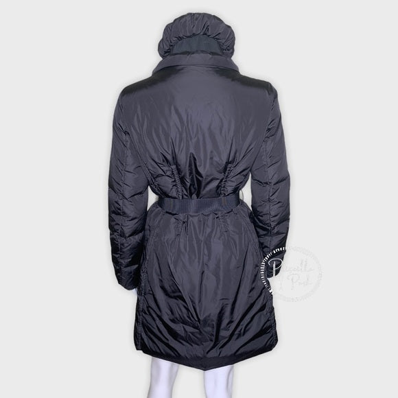 Moncler 'Cobaye' Long Black Goose Down Puffer Jacket