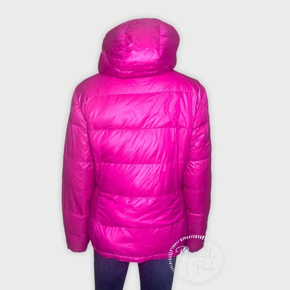 Moncler Bright Pink Goose Down Puffer Winter Coat