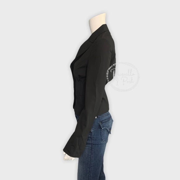 NWT Gucci Wool Cropped Blazer Black New W Tags