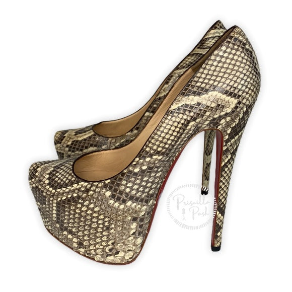 Christian Louboutin Python Daffodile 160 Python