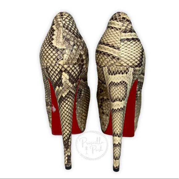 Christian Louboutin Python Daffodile 160 Python