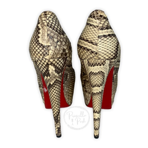 Christian Louboutin Python Daffodile 160 Python