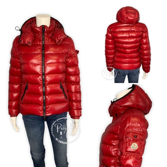Moncler Bady Quilted Down Puffer Coat Red Jacket