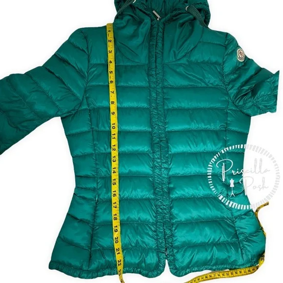 Moncler Blue Green Mayotte Goose Down Puffer Jacket Puffer Coat
