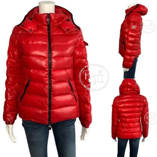 Moncler Red Bady Jacket Red Moncler Puffer Coat