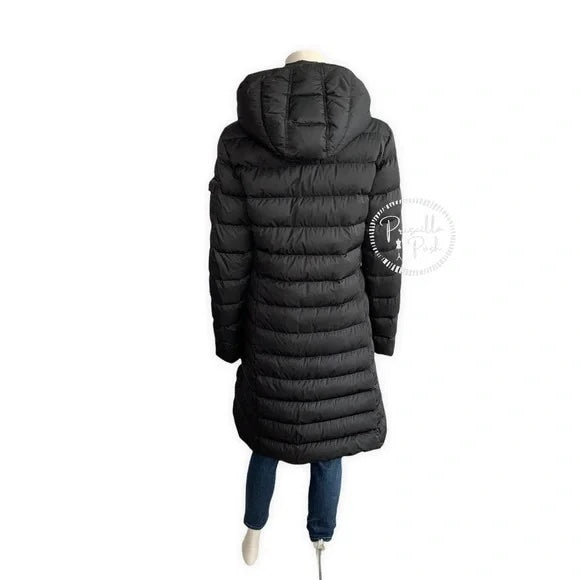 Moncler Mokamat Puffer Jacket In Black Long Black Puffer Jacket Puffer Coat