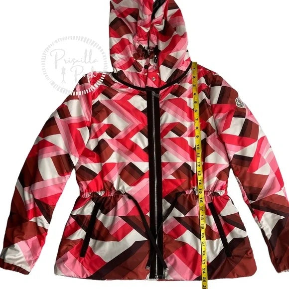 Moncler Raief Adjustable Hooded Jacket In Pink Down Ski Jacket Puffer Snowboard